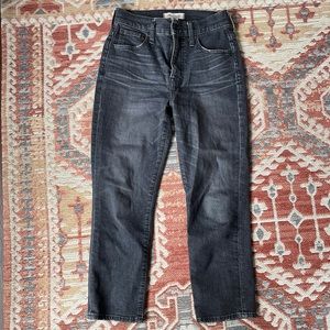 Madewell vintage crop Jean